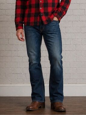 BKE Buckle Asher Straight Leg Dark wash denim jeans Men’s Size 30R New NWOT